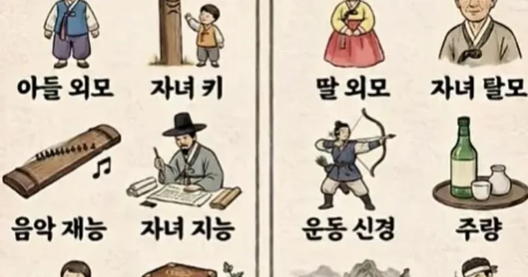 부모가 물려주는 유전적 특성