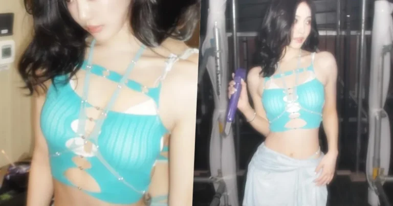 닝닝, 자스민인 줄 알았어…여기저기 뻥 뚫린 의상도 완벽 소화한 초슬렌더