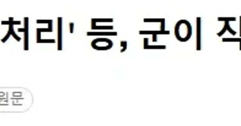 드디어 시행될 예정인 예비군법