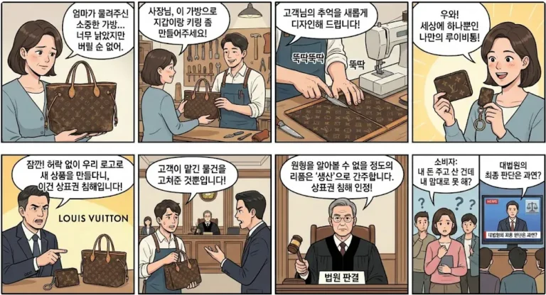 루이비통한테 소송당한 강남 수선집 결말 ㄷㄷ.jpg