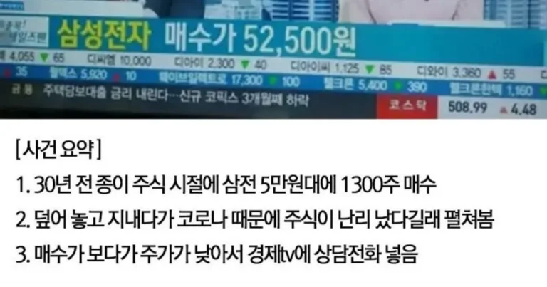 삼전 주식 레전드