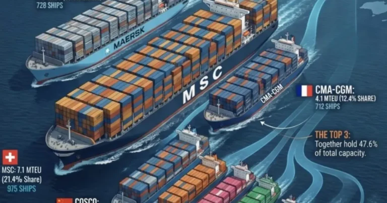 다소 의외라는 전세계 해운사 순위