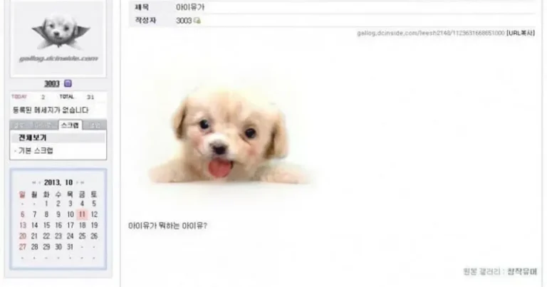 어린 시절 페이커가 디시인사이드에 올렸던 글