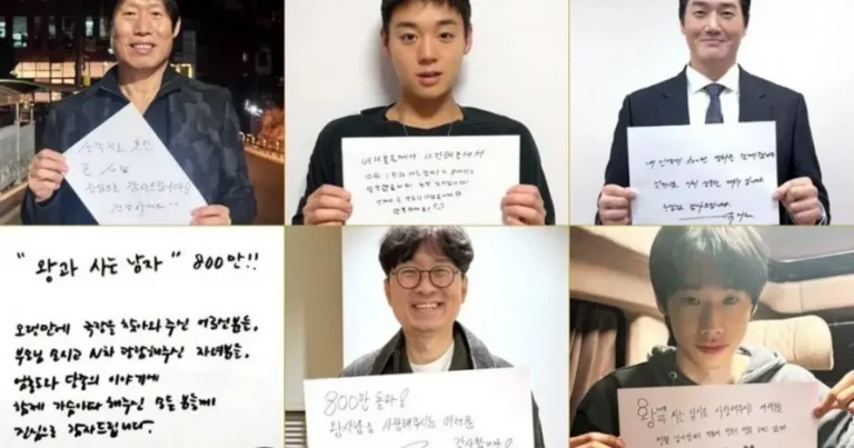 왕과 사는 남자 800만 돌파