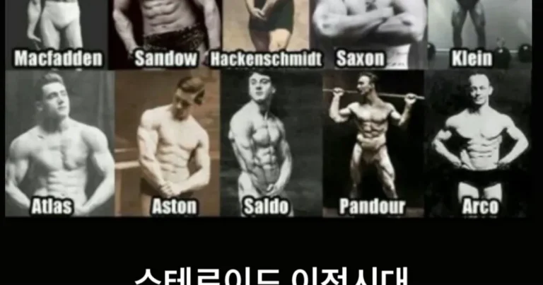 사실상 약물없이 만들 수 있는 몸의 한계치