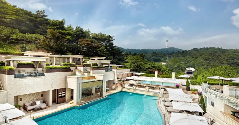 “서울 한복판에서 벚꽃 보며 온수풀?”…신라호텔 ‘어번 아일랜드’ 23일 개장