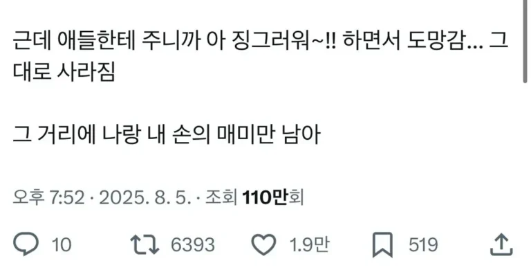 길 가는데 초딩이 매미를 잡아달라고 했다 jpg.