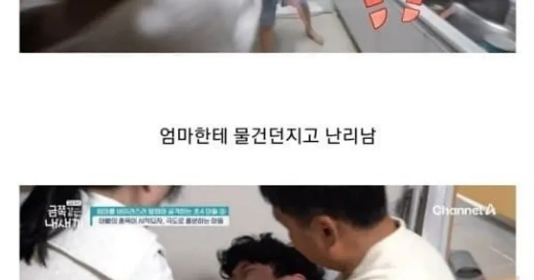 베트남 엄마를 폭행하는 금쪽이ㅠㅠ