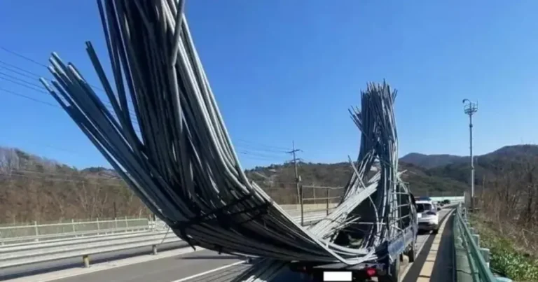 과적으로 벌금 맞은 트럭 상태 ㅎㄷㄷ