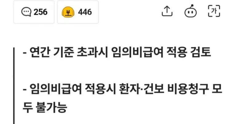 도수치료 연 15회로 제한