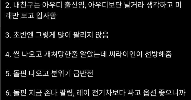중국 전기차 BYD 영업직의 현실이라는데…