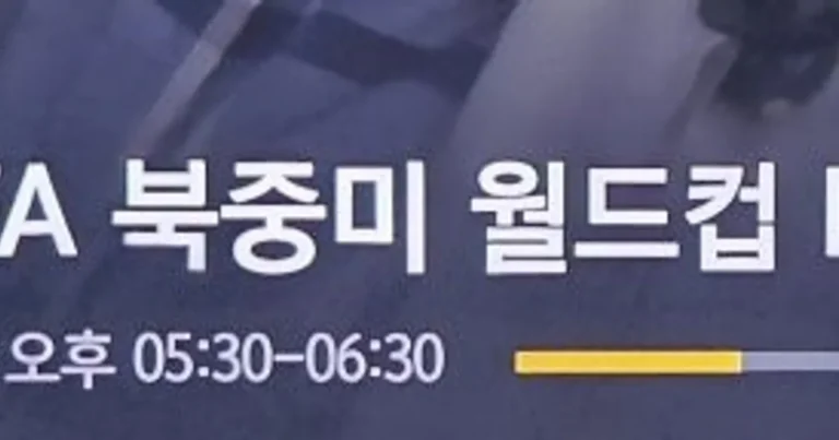 슬슬 월드컵 분위기 고조 시키고 있는 KBS