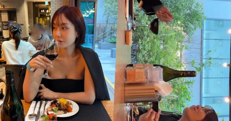 ‘딸 셋 맘’ 이소라, 오프숄더 착장에 드러난 볼륨감…♥최동환과 와인파티