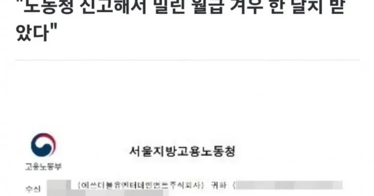 300만원 없다고 안죽잖아?… 엔터업계 임금체불 또 터졌다