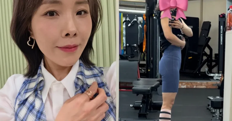 11kg 감량 후 납작 복부+애플힙 옆태 자랑한 신봉선, 탄탄 레깅스 핏