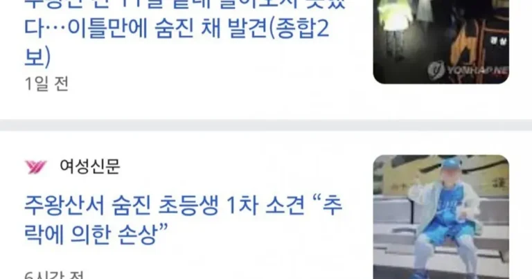주왕산 사고 이후로 등산 동아리 활동 통제한다는 학교