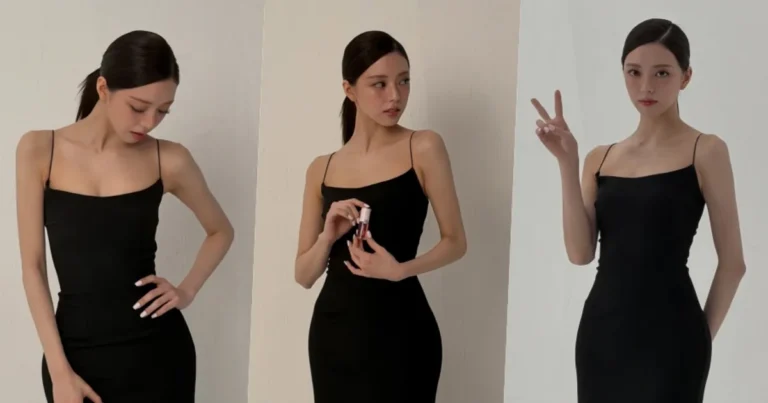 ITZY 유나, 황금골반 실화야? 딱 붙는 블랙 원피스에 감탄만 나오는 S라인