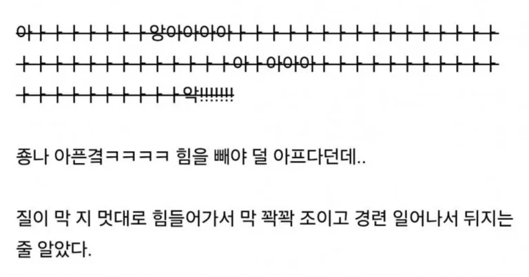 으악으악 성전환수술 후기