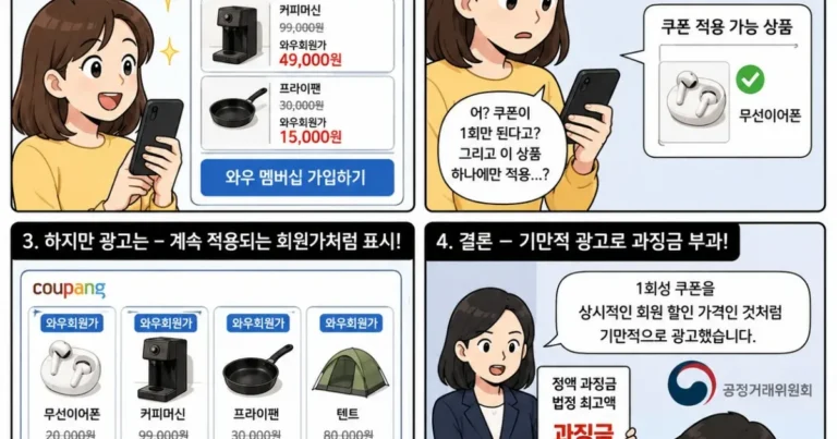 쿠팡이 이번에 과징금 쳐맞은 이유