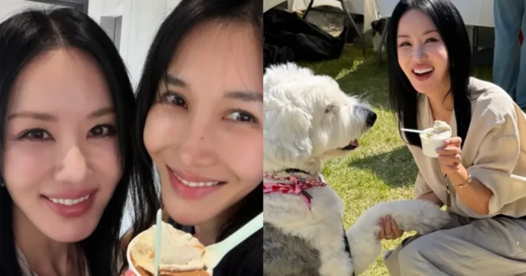 엄정화X윤혜진, 자매인 줄…시누이와 올케의 단란한 투샷